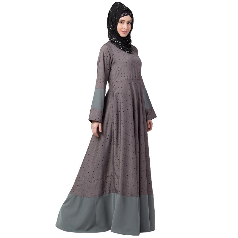polka dot abaya